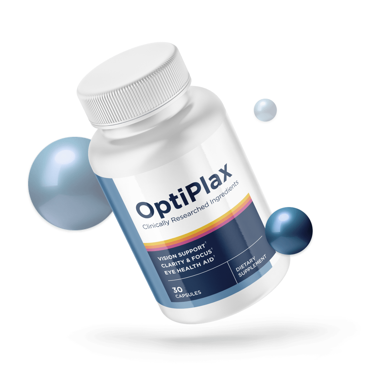 OptiPlax USA eye health supplement bottle